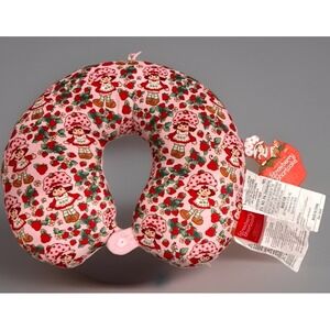 New Authentic Strawberry Shortcake Travel Neck Pillow- Ultra Soft